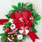 25" Christmas Peppermint Swag - Handcrafted Christmas Decorations - Holiday Tree